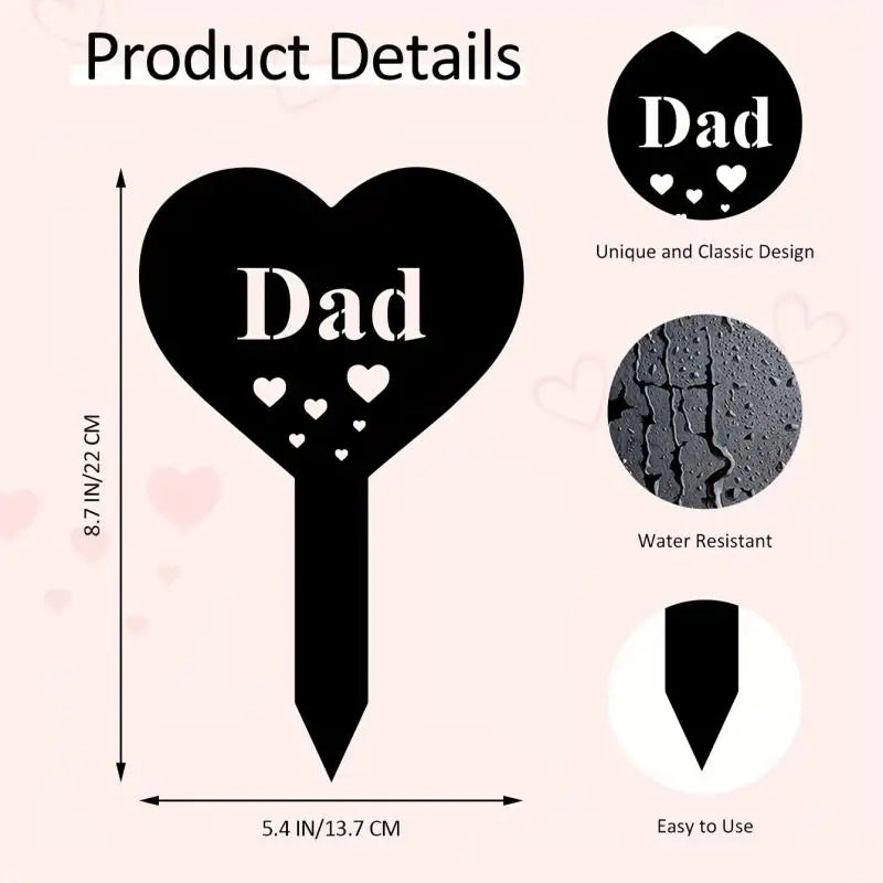 "Dad" Grave Marker