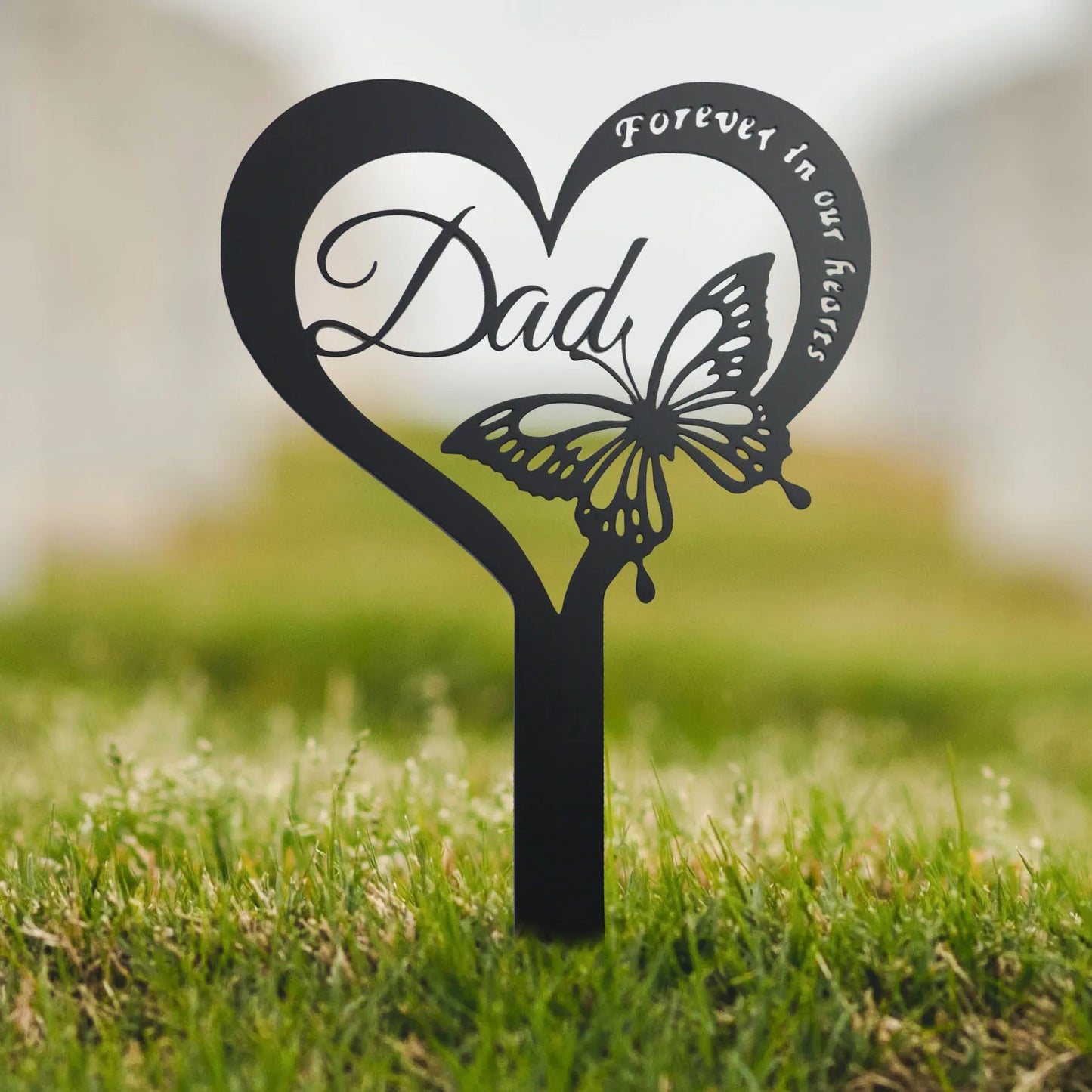 Dad Butterfly Grave Decoration
