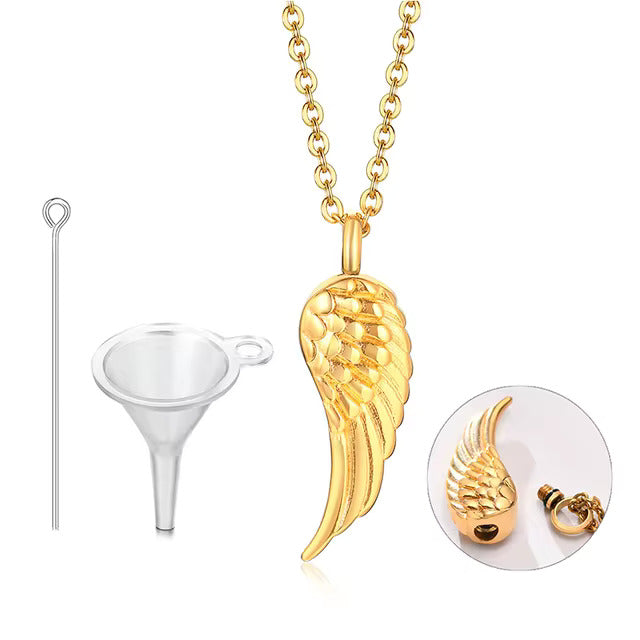 Angel Wing Urn Necklace