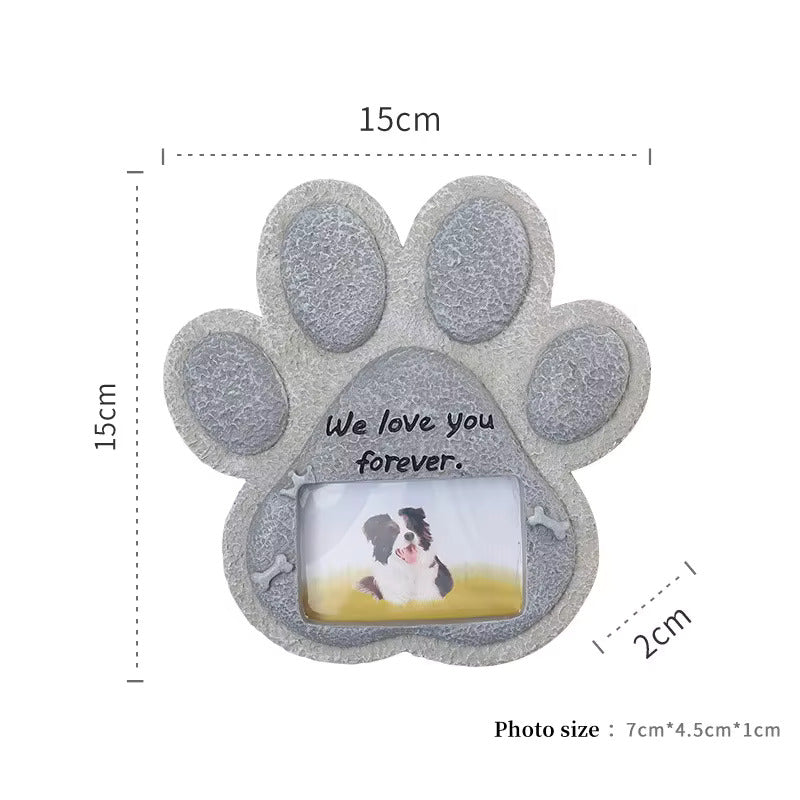 Paw Print Pet Tombstone
