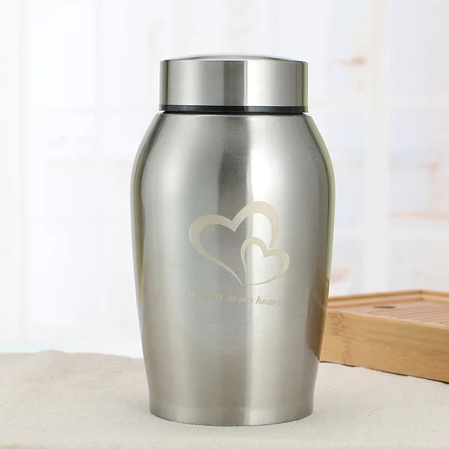 Multi-colored Stainless Steel Pet Urn