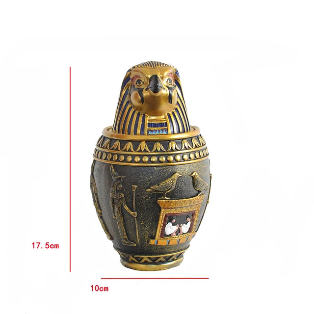Egyptian Style Horus Pet Urn cremation ashes bird