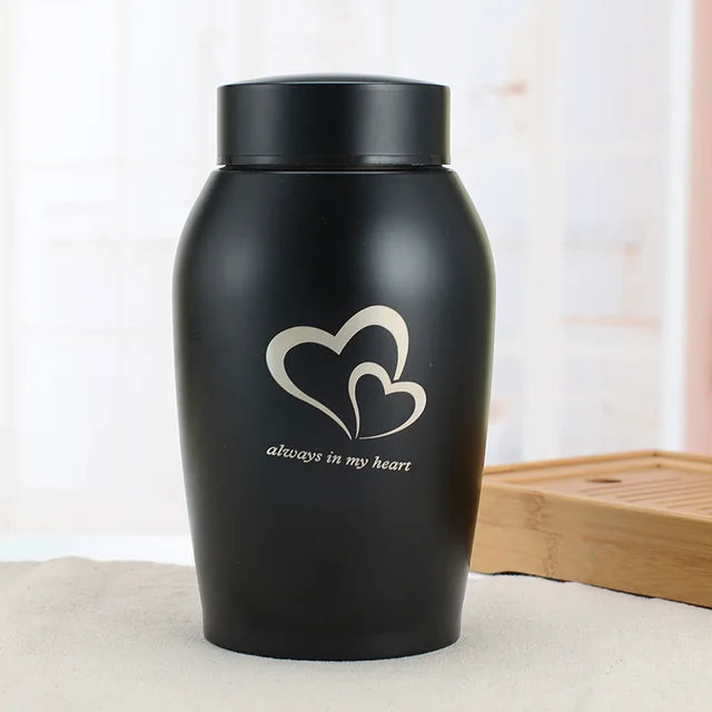 Multi-colored Stainless Steel Pet Urn