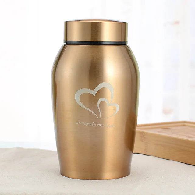 Multi-colored Stainless Steel Pet Urn