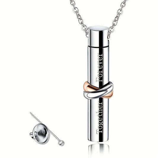 Infinity Cylinder Jewelry Urn