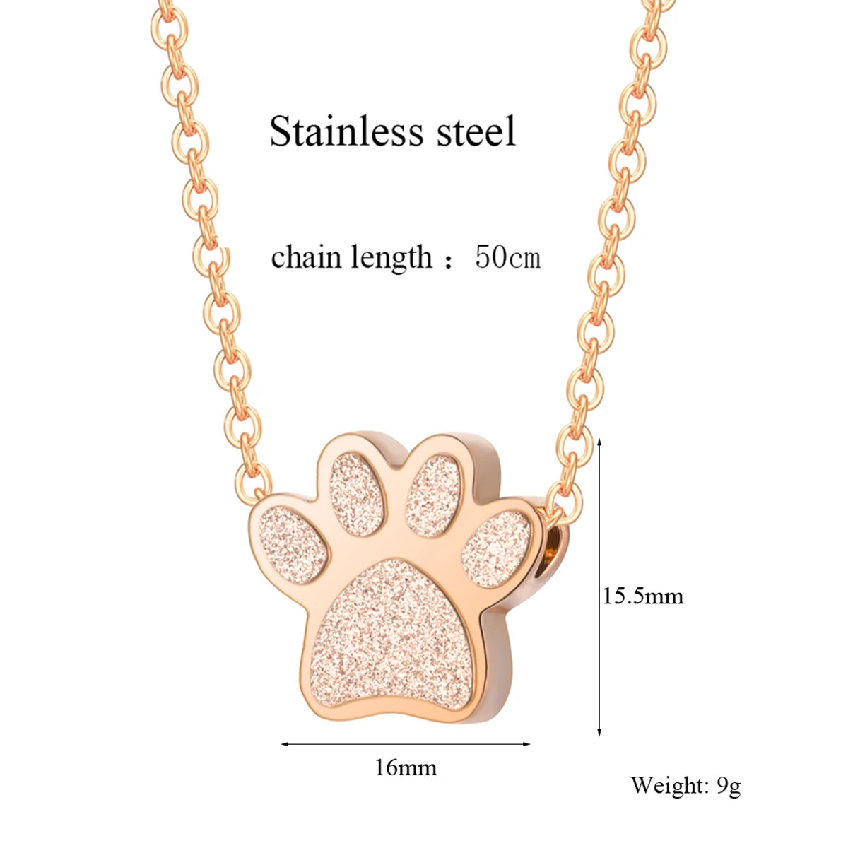 Paw Print Urn Necklace