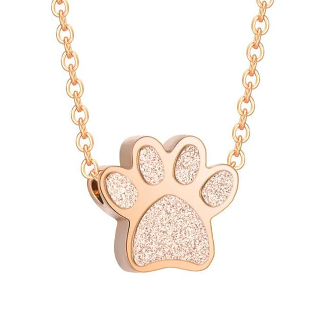 Paw Print Urn Necklace