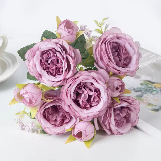 Peony Artificial Flower Bouquet