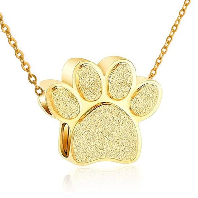 Paw Print Urn Necklace